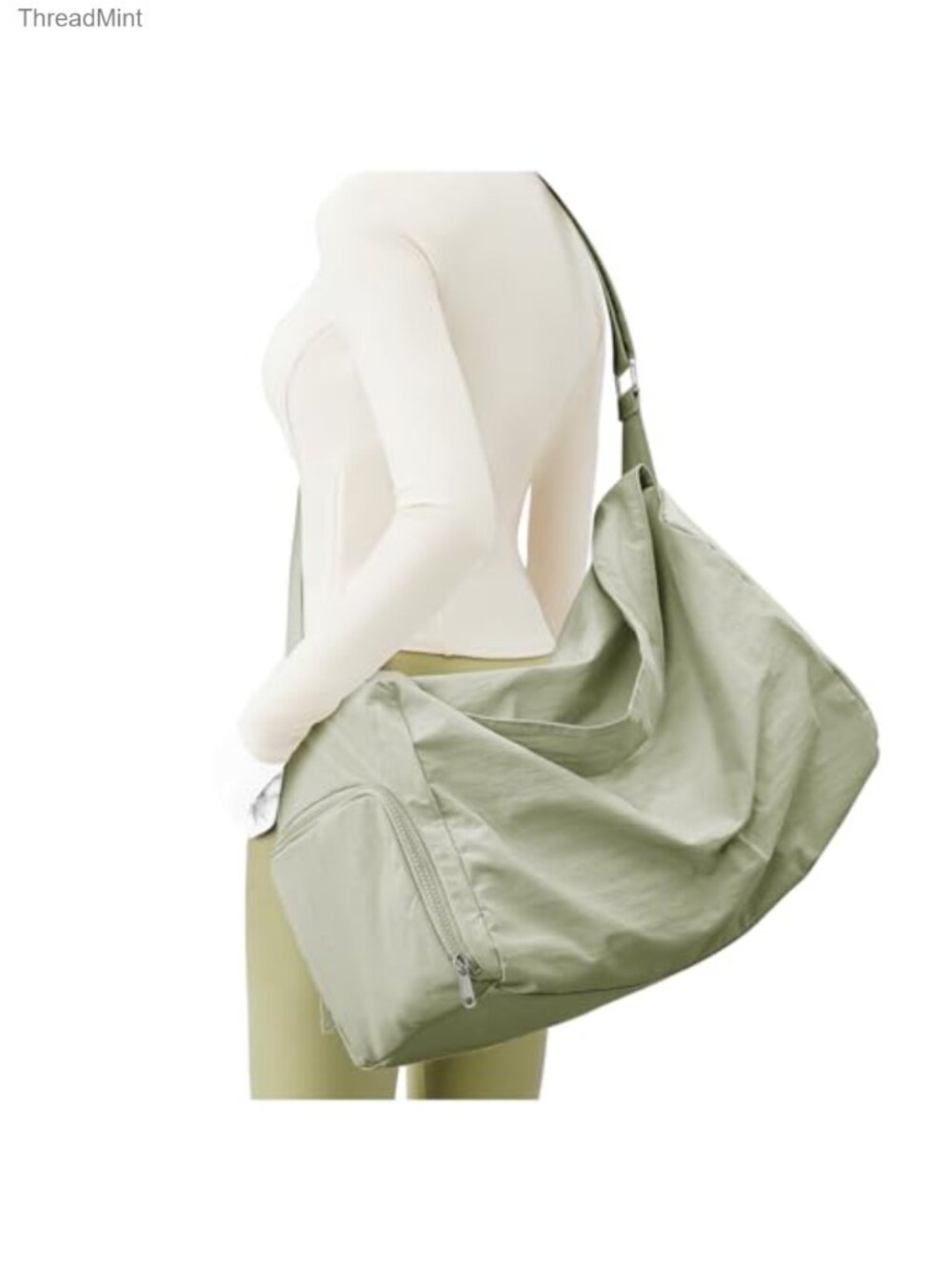 Waterproof Gym Bag w/ Shoe Compartment, Lightweight Travel Duffel for Women